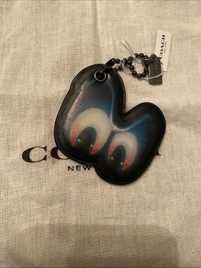 Coach Disney X Spooky Eyes Hang Tag NEW